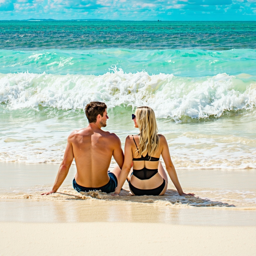 honeymoon on a beach-1