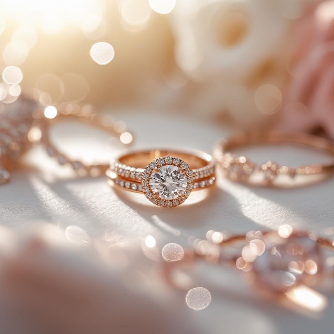 wedding rings and jewellery
